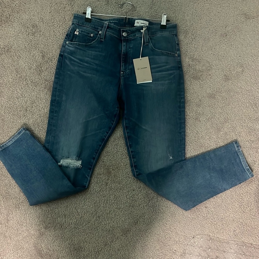NWT AG-ED DENIM FARRAH ANKLE JEANS SIZE 32